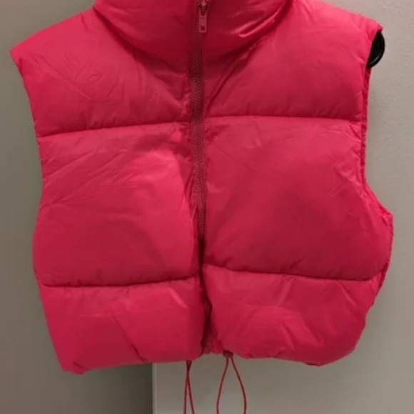 Fashion Brand Company Jackets & Blazers - Fashion Brand Company Pink Puffer Vest